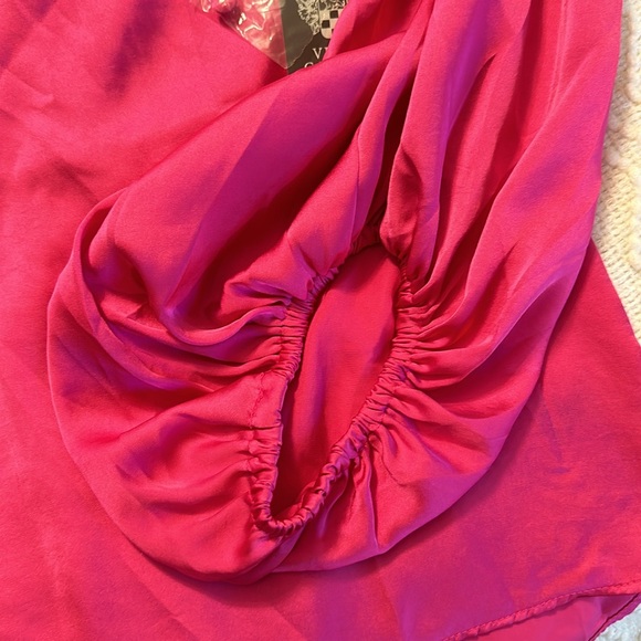Vince Cammuto Blouse in Fuchsia Pink Size L NWT - Picture 6 of 8
